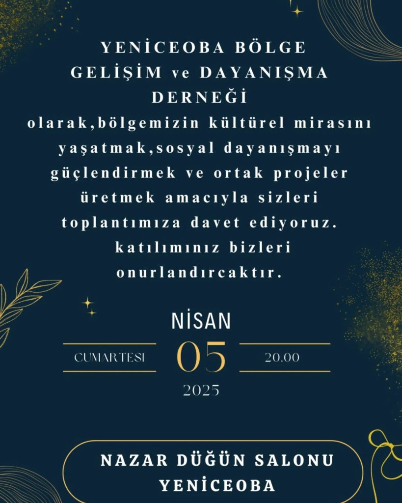 HALK TOPLANTISI DAVETİ